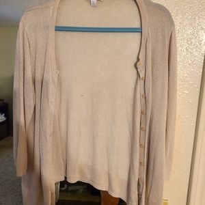 Gold cardigan